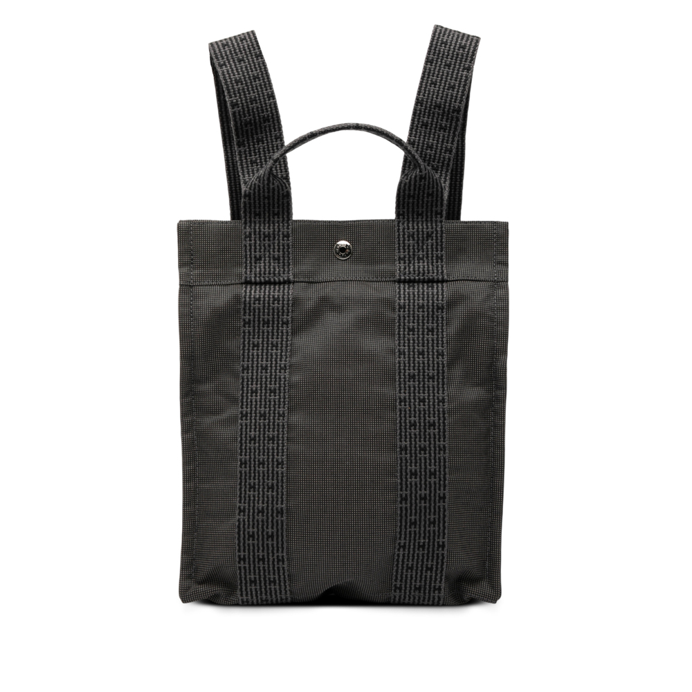 Pre-Loved Hermes Canvas Herline Backpack PM